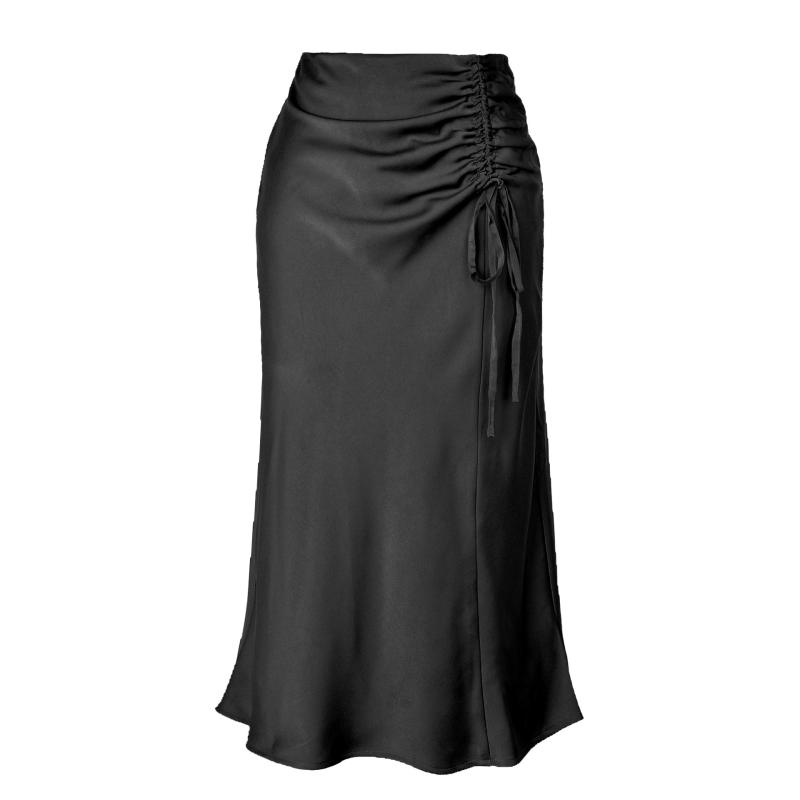 Co-Ords | Womens Alexia Gathered Maxi Skirt Clothing BLACK