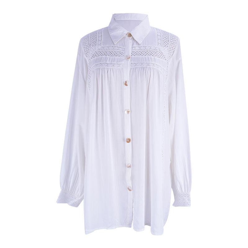 Co-Ords | Womens Etti Relaxed Fit Scallop Edge Shirt Clothing Co-Ords