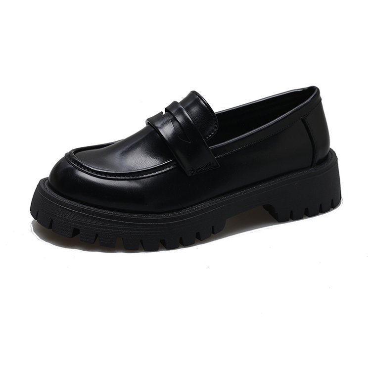 Flats | Womens Lola Leather Loafers Flats BLACK