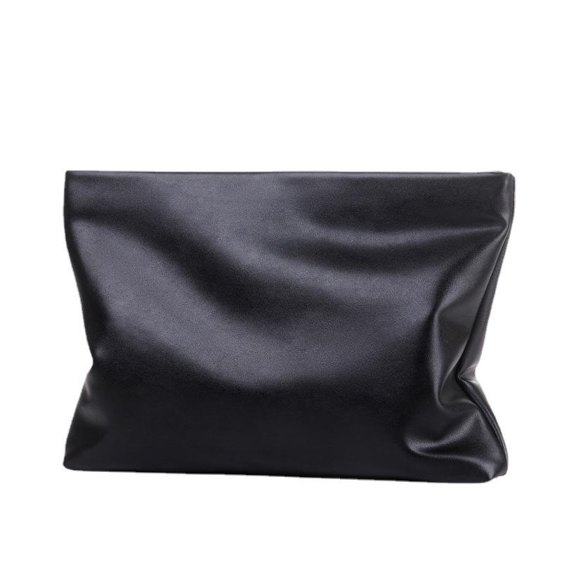 Handbags | Womens Bettina Leather Clutch Bag Accessories BLACK