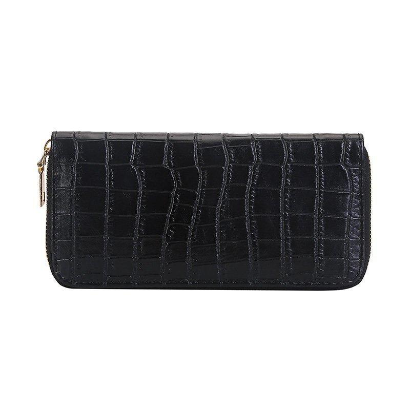 Handbags | Womens Fetch Leather Chain Crossbody Wallet Accessories Black Croc