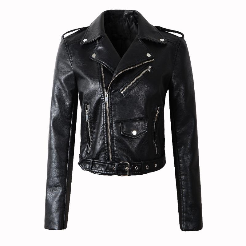 Jackets & Coats | Womens Balfern Leather Biker Jacket Clothing BLACK