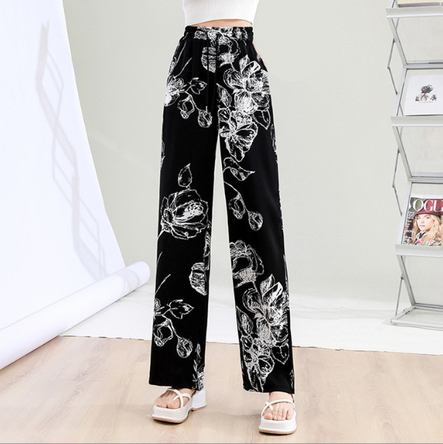 Jeans & Pants | Womens Charli Silk Blend Wide Leg Floral Pants Clothing Co-Ords