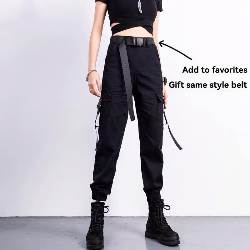 Jeans & Pants | Womens Venus Relaxed Tapered Utility Pants Clothing BLACK