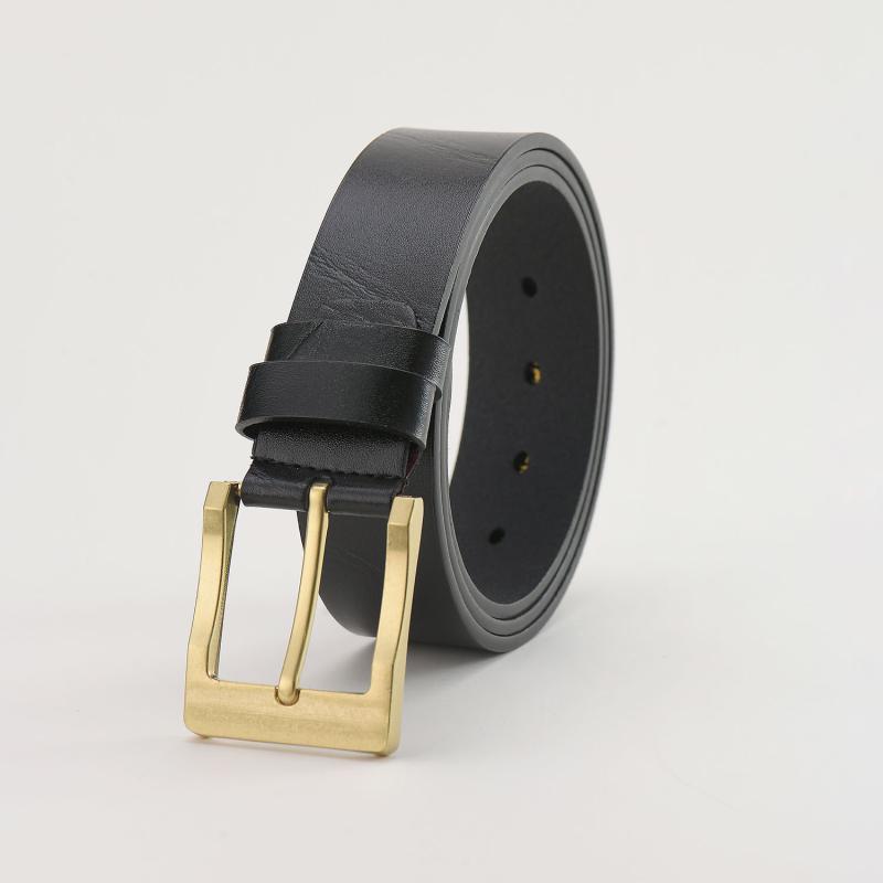 Leather Belts | Womens Kylin Leather Skinny Eyelet Belt Accessories BLACK