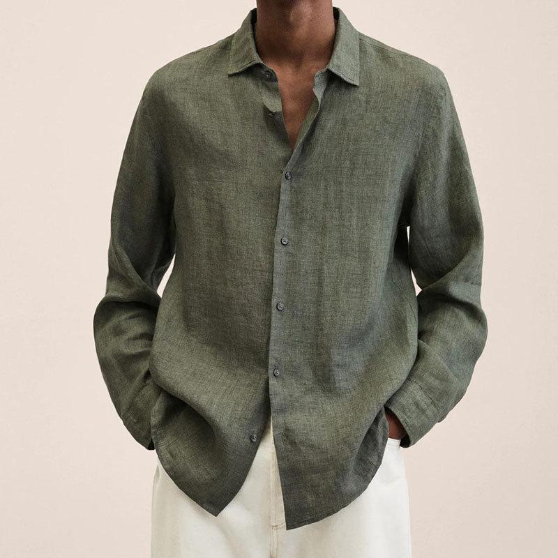 Shirts | Mens Laguna Linen Blend Relaxed Fit Shirt Clothing Bramble Pink