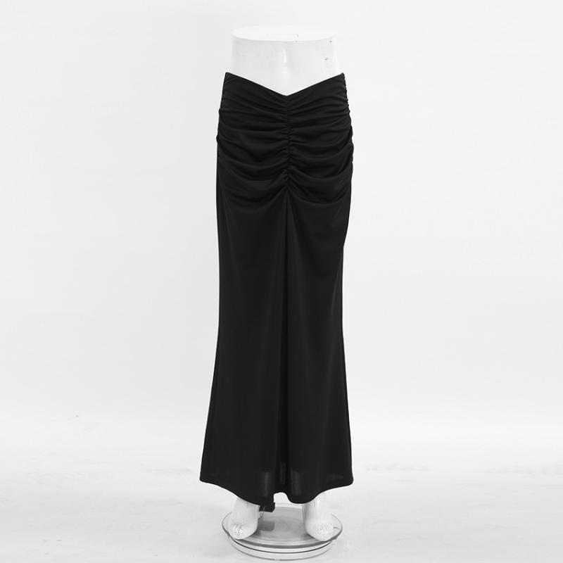 Skirts & Shorts | Womens Cadell Gathered Maxi Skirt Clothing BLACK