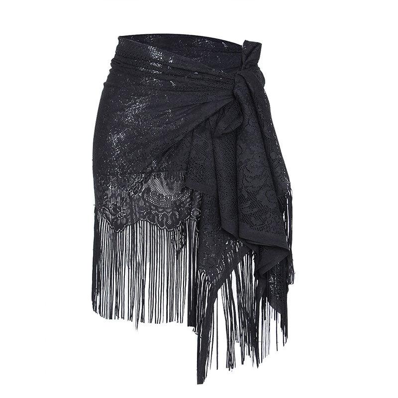 Skirts & Shorts | Womens Shai Embellished Suede Mini Skirt Clothing BLACK