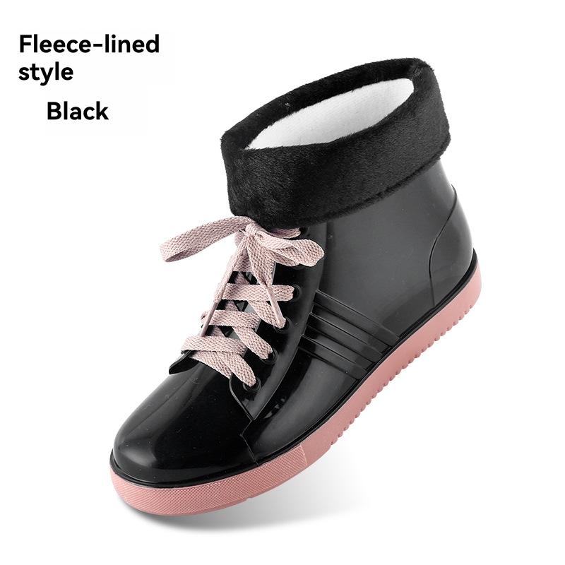 Sneakers | Womens Louise Leather High Top Sneakers Shoes BLACK