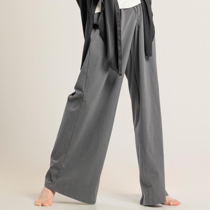 Suits & Tailoring | Womens Aleida Lightweight Wide Leg Pants Clothing Eiffel Grey