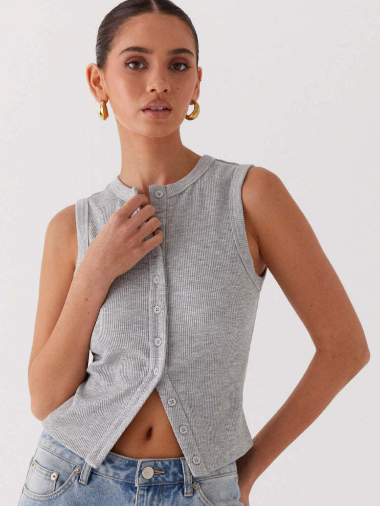 Sweaters | Womens Cruz Ribbed Knitted Vest Clothing Chalk White