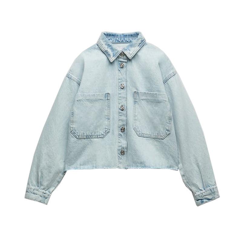 Tops & Shirts | Womens Nicky Oversized Denim Shirt Jacket Clothing Tops & Shirts