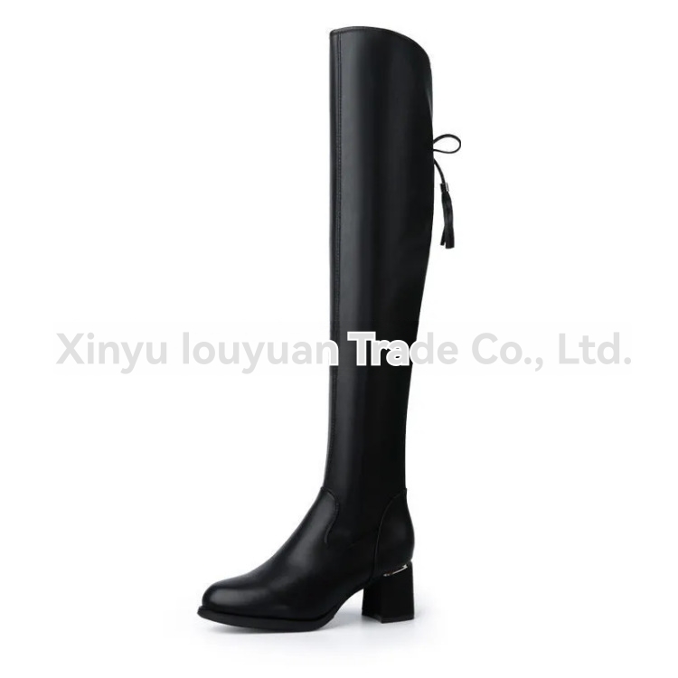 Heels | Womens Lara Stretchy Over The Knee Boots Boots BLACK